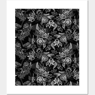 Matisse Black and White Flowers Posters and Art